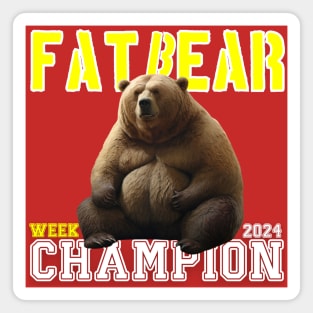 Fat Bear Magnet